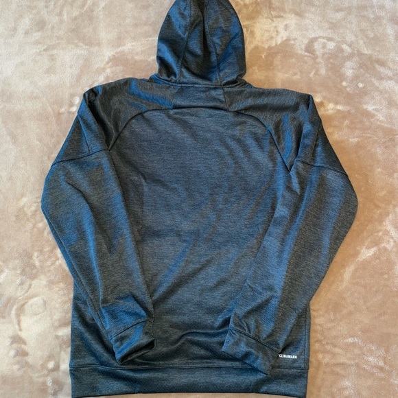 ADIDAS Badge of Sport Team Issue Pullover Hoodie - Picture 3 of 12